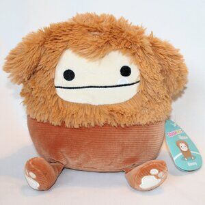 Squishmallow Plush Benny Brown Big Foot Yeti Kellytoy8" Toy NWT